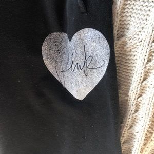 Victoria secret pink crop sweatpants size medium